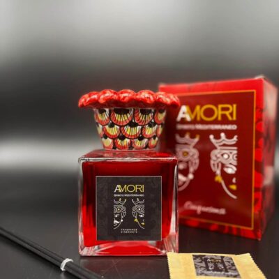 Scatola 5Sensi Fragranza Rosso Etna 500 ml con collare Corona