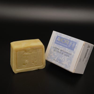 sapone e scatola salìa SALI'A Sapone artigianale all'olio di oliva