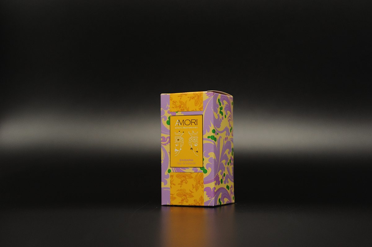 scatola eau de parfum di lato ZAGARA Eau de Parfum 50 ml
